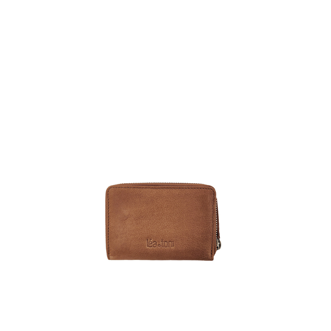 Léa Toni Alya B Coin Purse In Fawn Leather