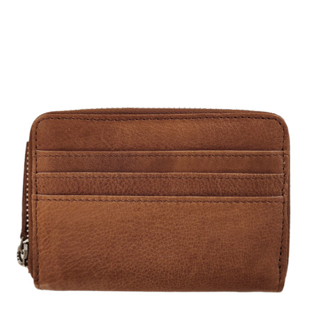 Léa Toni Alya B Coin Purse In Fawn Leather