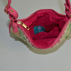 Le Voyage en Panier Colorette Baby Carrier Woven Cotton Pink Green