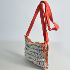 Le Voyage en Panier Colorette Baby Carrier Woven Cotton Orange Blue