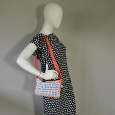 Le Voyage en Panier Colorette Baby Carrier Woven Cotton Orange Blue