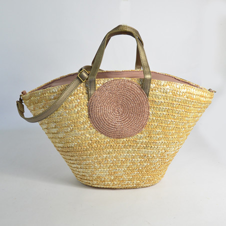 Le Voyage en Panier Tourbrillette Cabas Rose Gold face