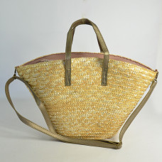 Le Voyage en Panier Tourbrillette Cabas Rose Gold dos