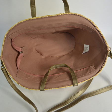 Le Voyage en Panier Tourbrillette Rose Gold Tote Bag