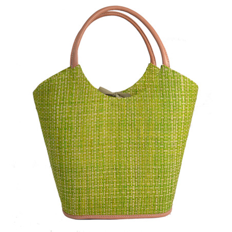 Le Voyage en Panier Pinup Tote Bag Anise
