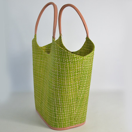 Le Voyage en Panier Pinup Tote Bag Anise