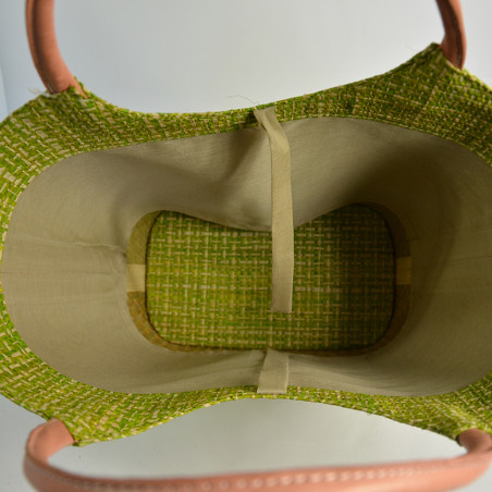 Le Voyage en Panier Pinup Tote Bag Anise