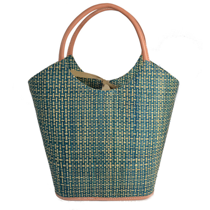 The Pinup Cabas Rabane Turquoise Beach Basket Journey