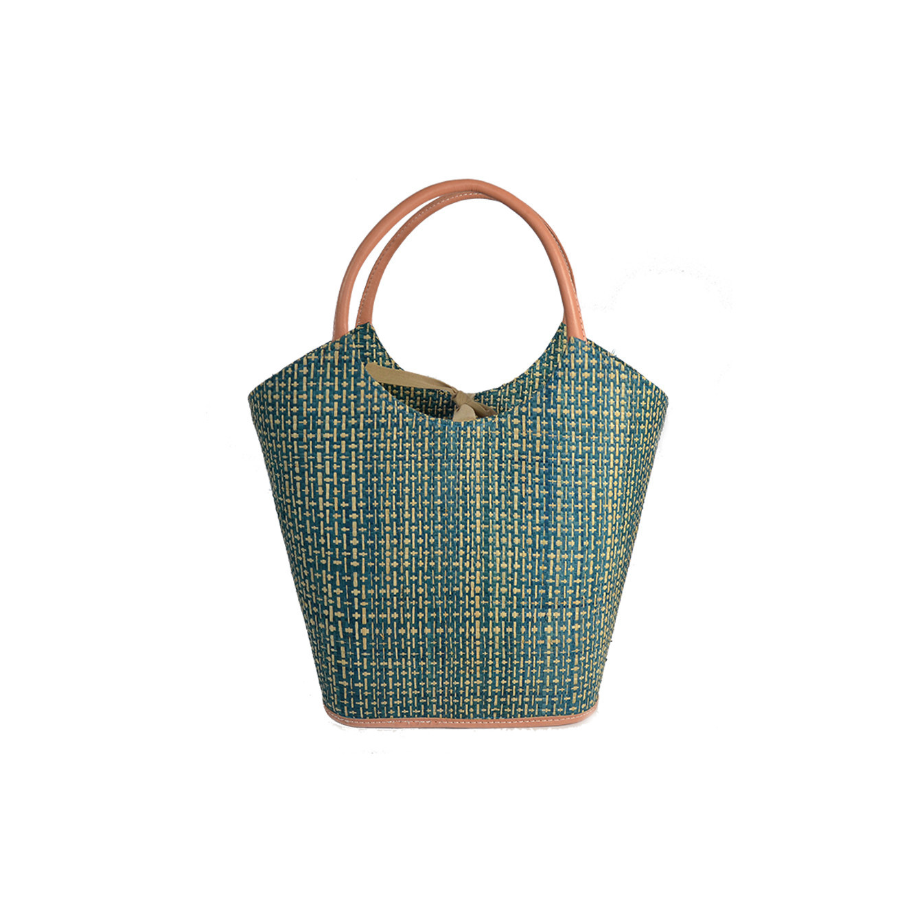 Le Voyage en Panier Pinup Cabas Rabane Turquoise