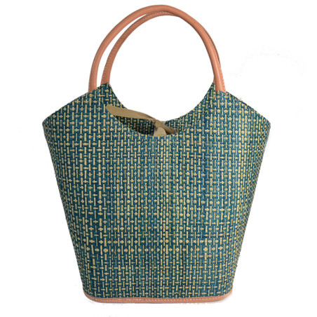 The Pinup Cabas Rabane Turquoise Beach Basket Journey