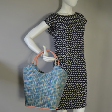 The Pinup Cabas Rabane Turquoise Beach Basket Journey