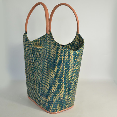 The Pinup Cabas Rabane Turquoise Beach Basket Journey