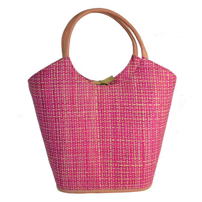 Le Voyage en Panier Pinup Tote Bag Ruffled Fuchsia