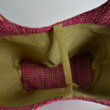 Le Voyage en Panier Pinup Cabas Rabane Fuchsia ouvert