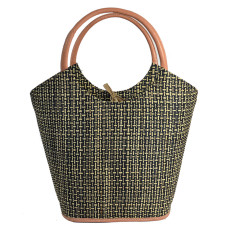 Le Voyage en Panier Pinup Rabane Black Tote
