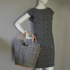 Le Voyage en Panier Pinup Rabane Black Tote