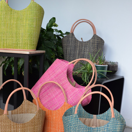 Le Voyage en Panier Pinup Rabane Black Tote