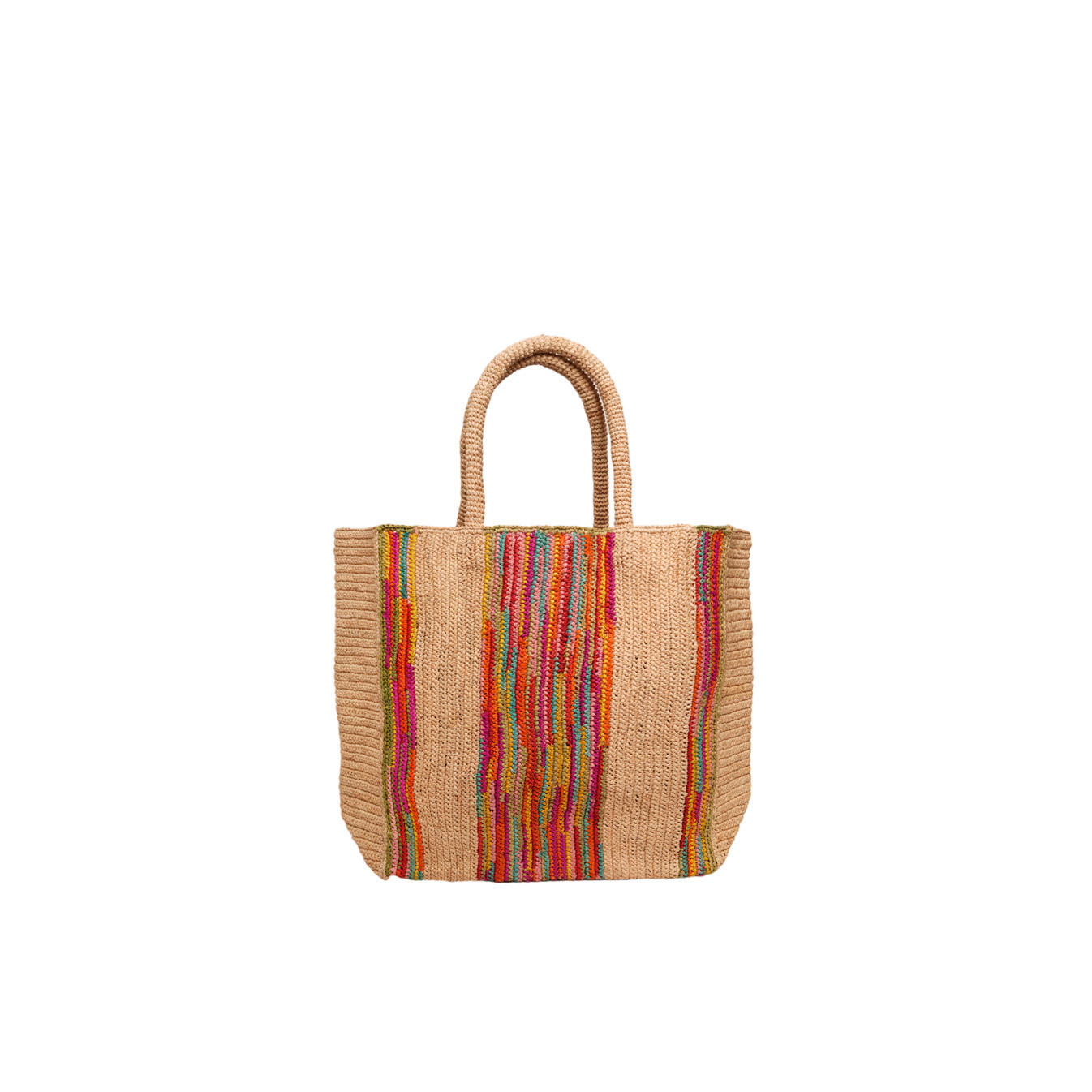 Sovani Sissi L Raffia Tote Bag Natural/Multi