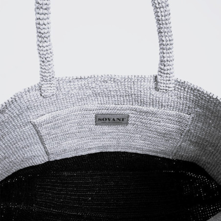 Sovani Sissi L Raffia Tote Bag Natural/Multi