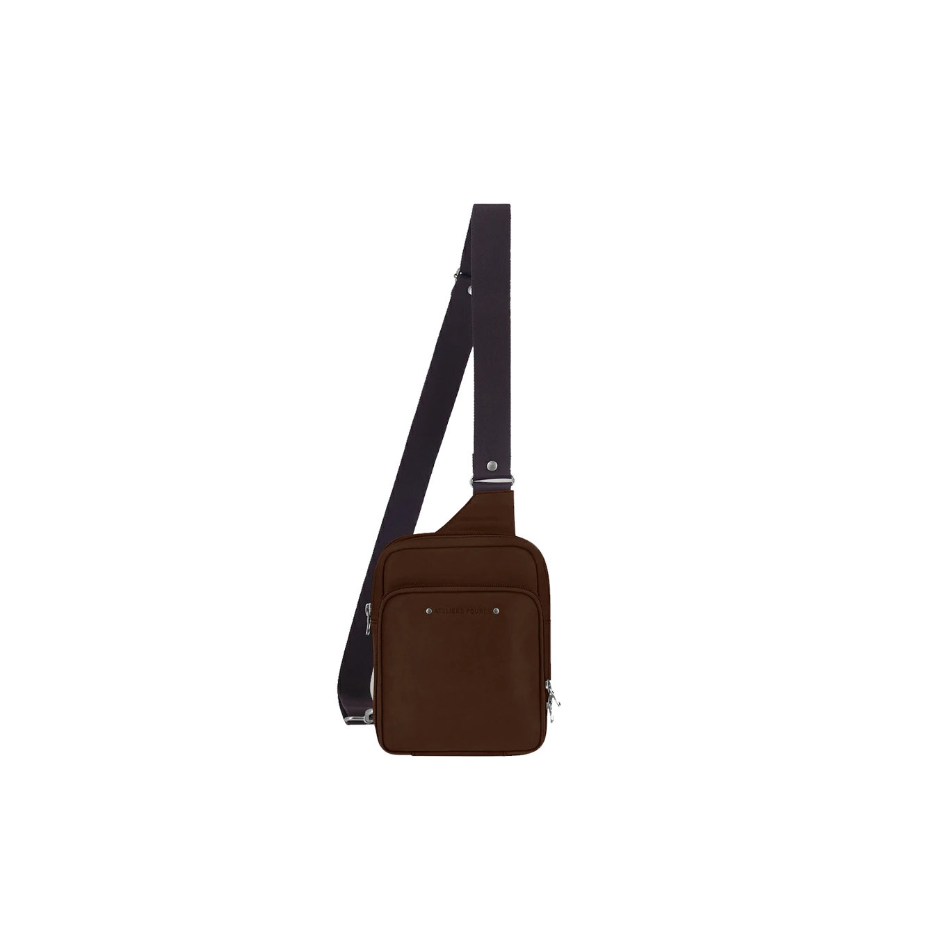 Ateliers Fourès Baroudeur Sacoche Homme Cuir Euripide F9404 Cognac