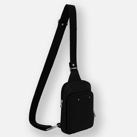 Ateliers Fourès Baroudeur Satchel Men's Leather Euripide F9404 Black