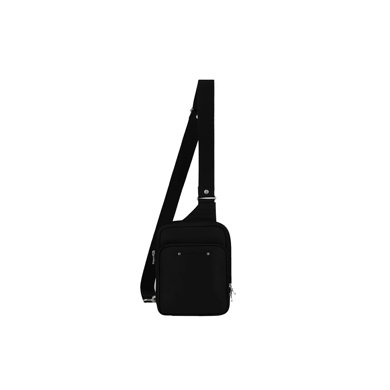 Ateliers Fourès Baroudeur Sacoche Homme Cuir Euripide F9404 Noir