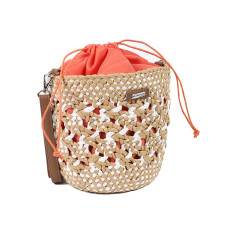 Les Tropéziennes Clay Small Bucket Paper White Bag