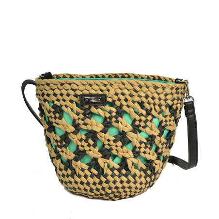 Les Tropéziennes Clay Small Bucket Paper Bag Black