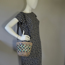 Les Tropéziennes Clay Small Bucket Paper Bag Black