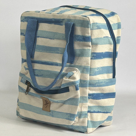 Pou Nou Frp Striped Backpack