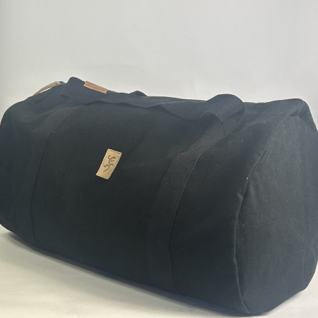 Pou Nou Soften Heavy Canvas Sac De Voyage Antracita côté