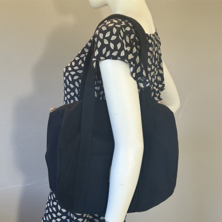 Pou Nou Soften Heavy Canvas Bowling Bag Anthracite