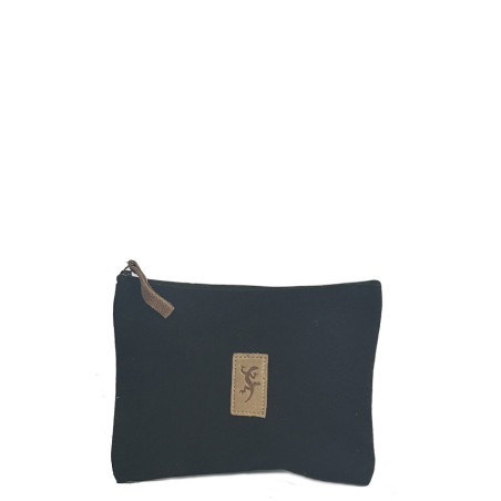 Pou Nou Soften Heavy Canvas Trousse De Toilette Antracita