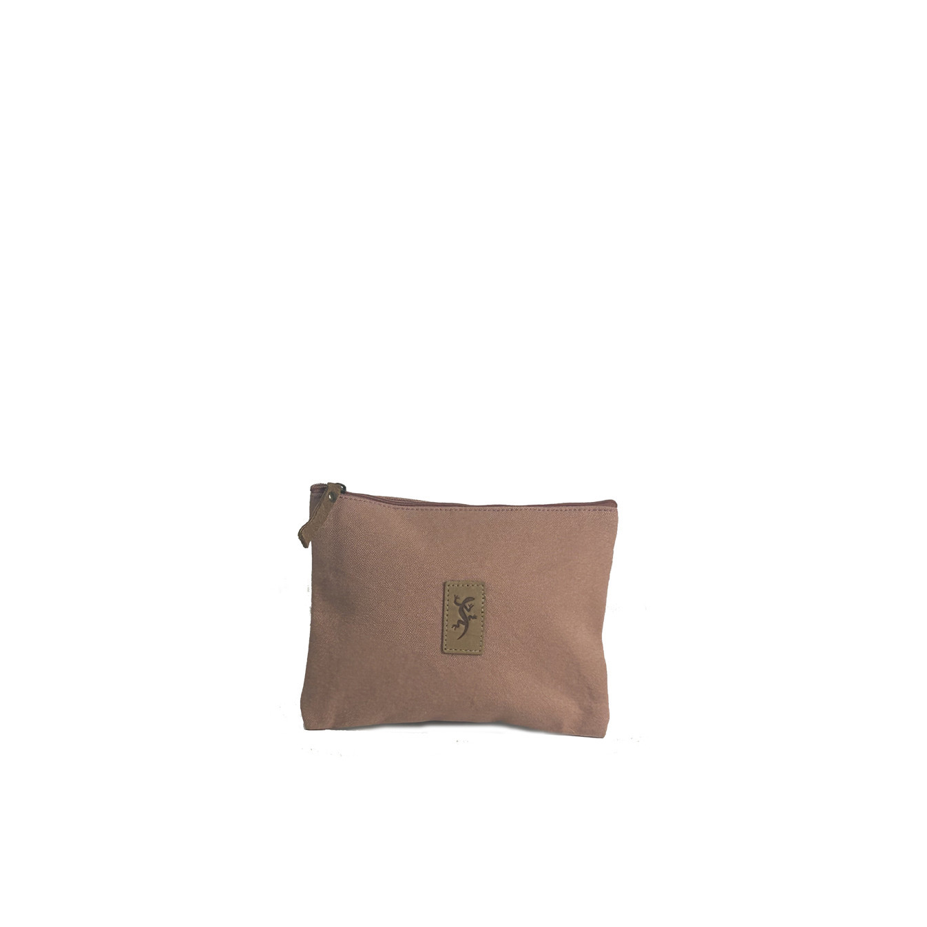 Pou Nou Soften Heavy Canvas Toiletry Bag Pink