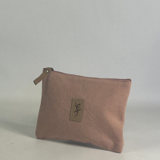 Pou Nou Soften Heavy Canvas Toiletry Bag Pink