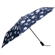 Isotoner Automatic Folding Umbrella Sea Flower
