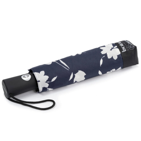 Isotoner Automatic Folding Umbrella Sea Flower