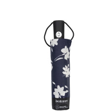 Isotoner Automatic Folding Umbrella Sea Flower