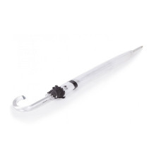 Isotoner Parapluie Droit PVC Manuel Bords Noirs