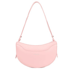 Lancaster Suave Lune Demi Moon Bag 433-33 Smoky Rose