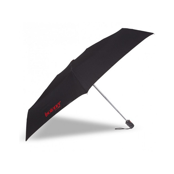 Isotoner Parapluie Homme Pliant Automatique X-TRA Solide Noir