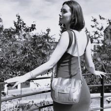 Lea Toni Louise M Sling Bag Rose Metal