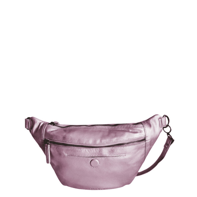 Lea Toni Rosy Sheepskin Leather Banana Bag