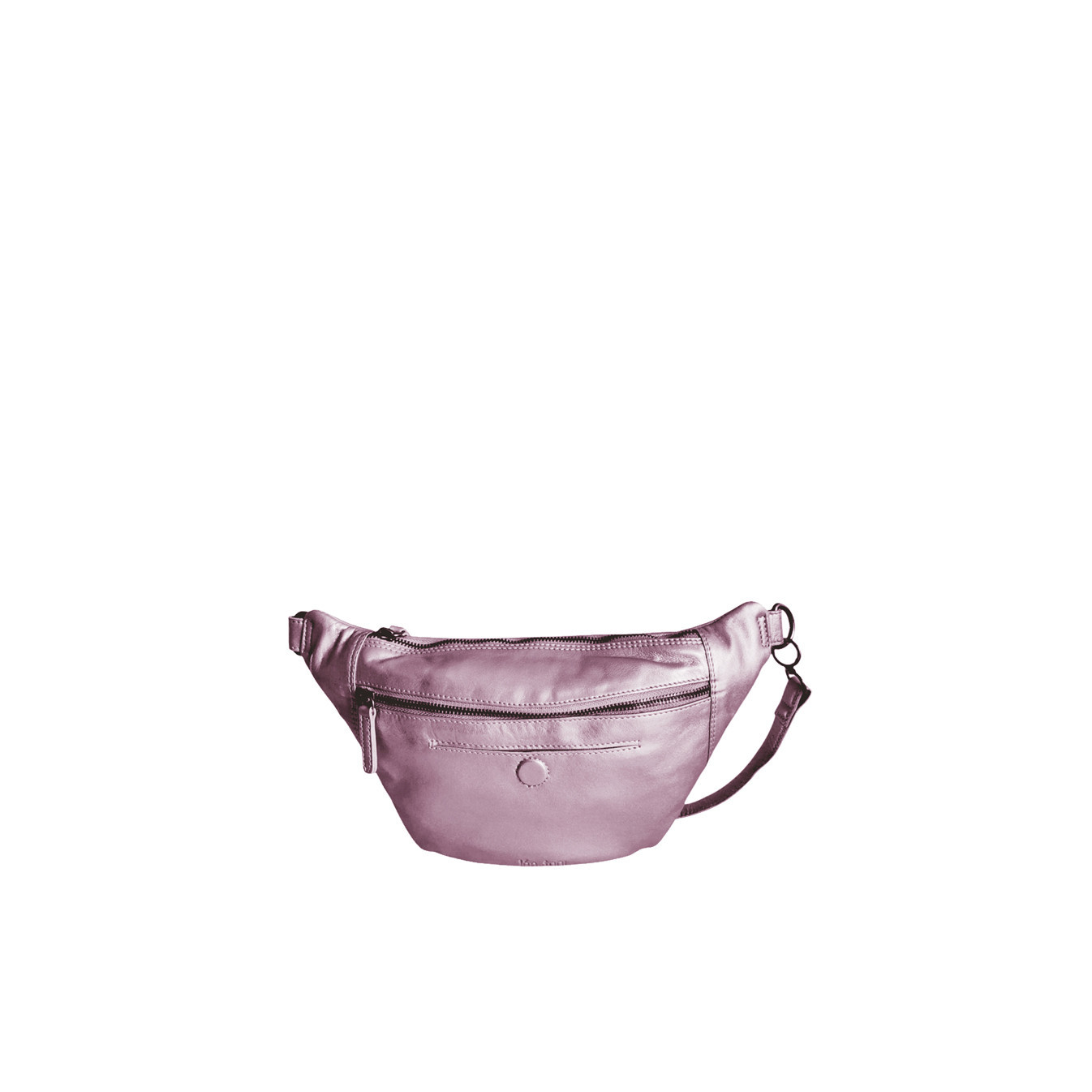 Lea Toni Rosy Sheepskin Leather Banana Bag