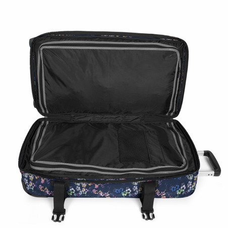 Eastpak Transit'r Sac A Roulettes Taille L Flora Fade Navy ouvert