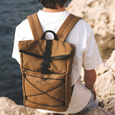 Aristote Foures Workshops Compact Lace-Up Backpack R475 Desert