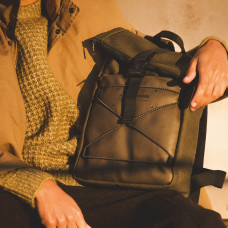 Aristote Foures Workshops Compact Lace-Up Backpack R475 Desert