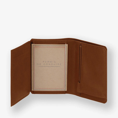 Ateliers Foures Baroudeur Wallet Trifold F949X Fawn