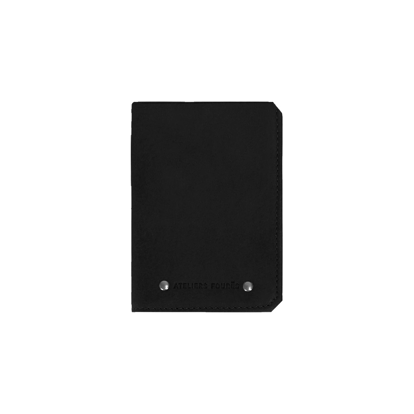 Ateliers Foures Baroudeur Wallet Trifold F949X Black