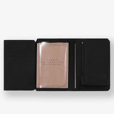 Ateliers Foures Baroudeur Wallet Trifold F949X Black
